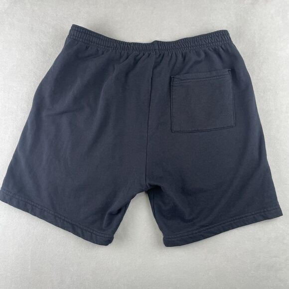 American Apparel Shorts Mens M Black California Fleece Drawstring Pockets Rare - Picture 2 of 7
